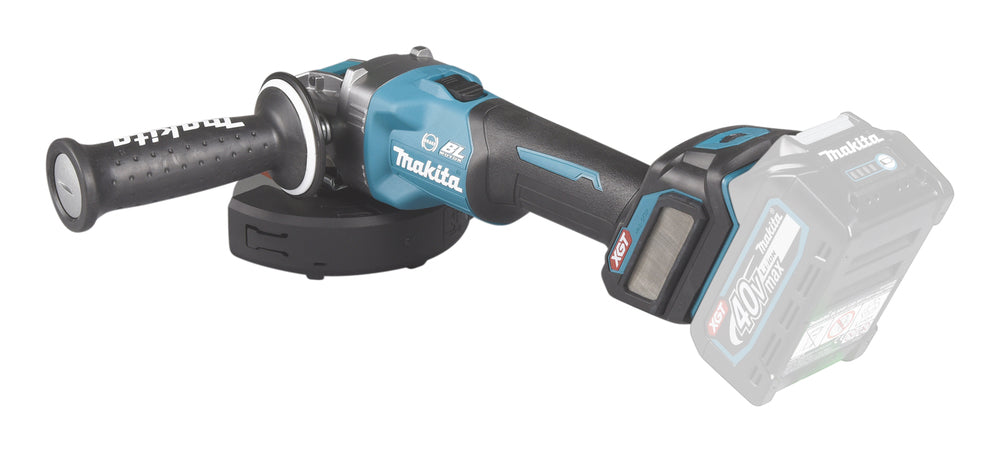 Makita Akku-Winkelschleifer – 40V max., 125 mm Scheiben, mit X-LOCK, AFT & AWS - GA041GZ