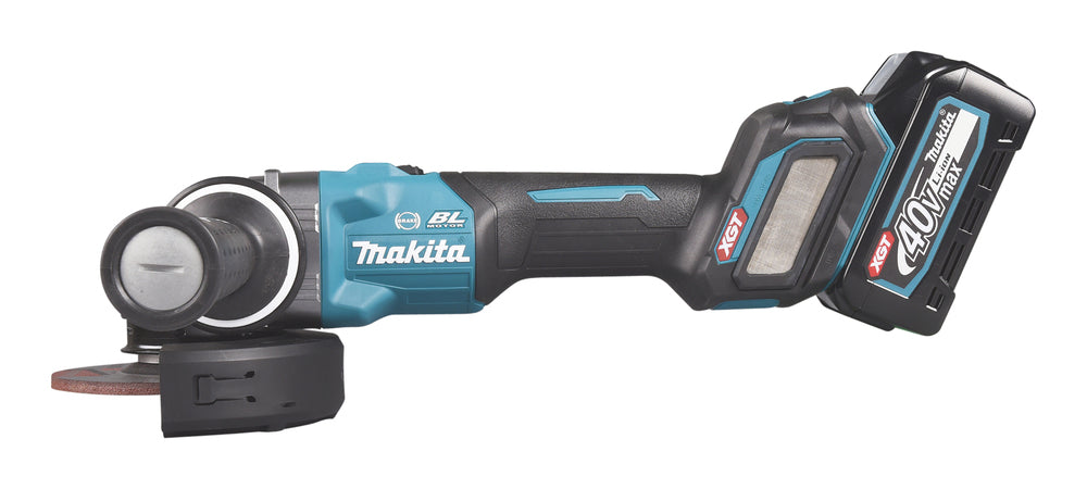 Makita Akku-Winkelschleifer – 40V max., 125 mm Scheiben, mit X-LOCK, AFT & AWS - GA041GM201