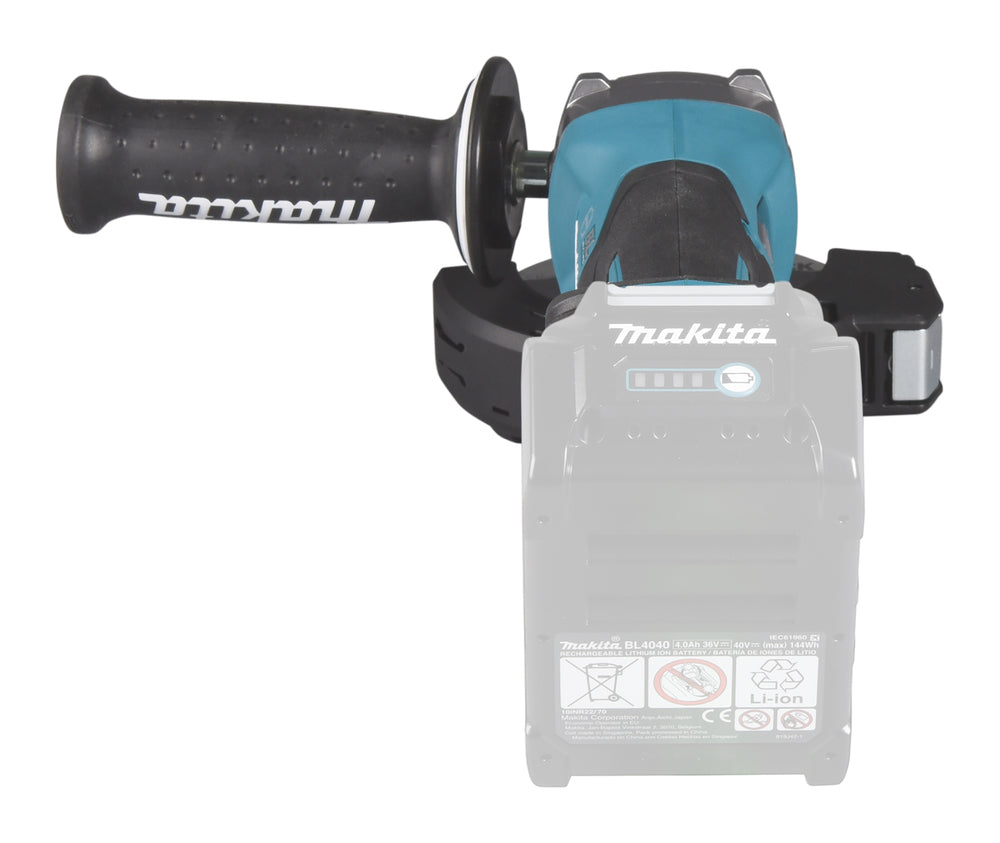 Makita Akku-Winkelschleifer – 40V max., 125 mm Scheiben, mit X-LOCK, AFT & AWS - GA044GZ
