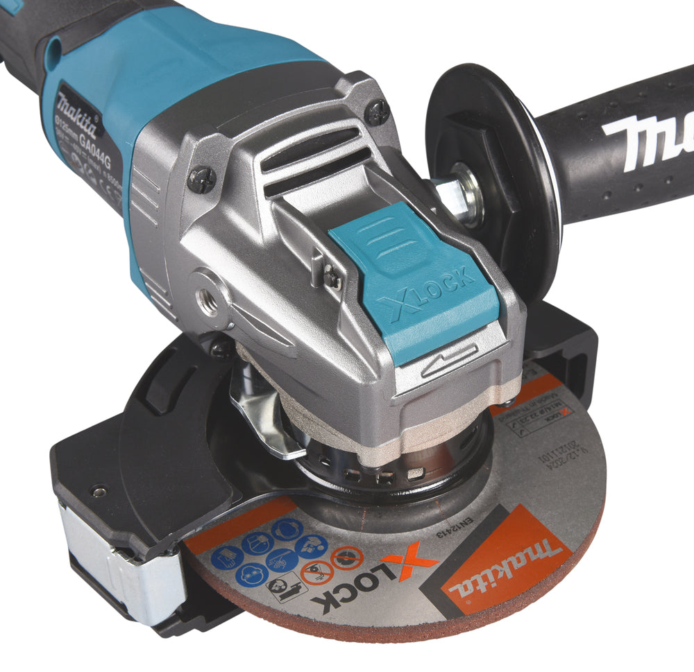 Makita Akku-Winkelschleifer – 40V max., 125 mm Scheiben, mit X-LOCK, AFT & AWS - GA044GZ