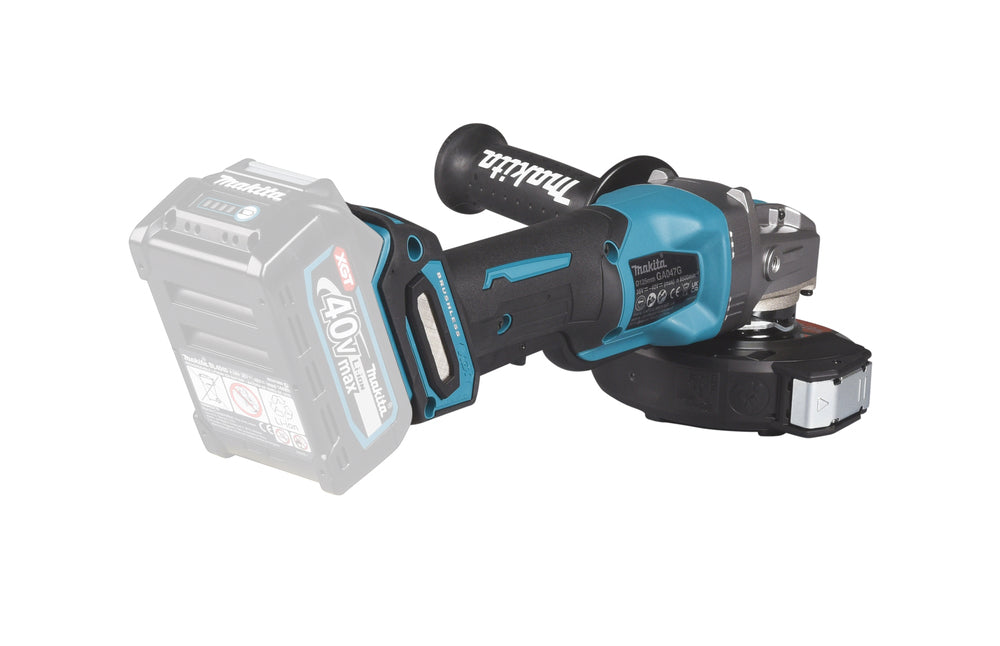 Makita Akku-Winkelschleifer – 40V max., 125 mm Scheiben, mit AFT, X-LOCK & Motorbremse - GA047GZ