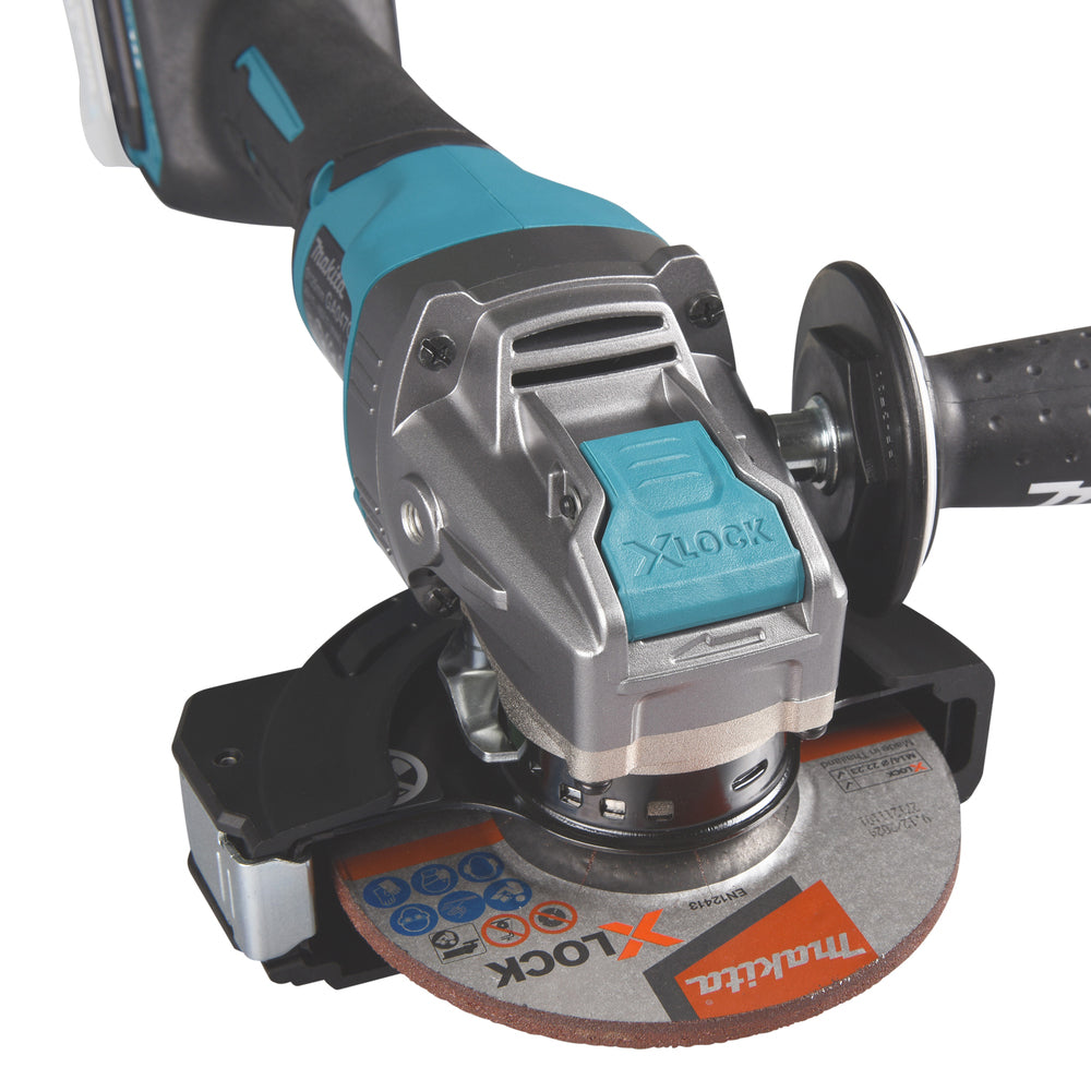 Makita Akku-Winkelschleifer – 40V max., 125 mm Scheiben, mit AFT, X-LOCK & Motorbremse - GA047GZ