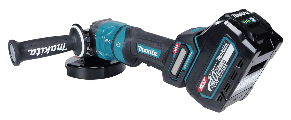 Makita Akku-Winkelschleifer – 40V max., 125 mm Scheiben, mit AFT, XPT & Motorbremse - GA050GM201