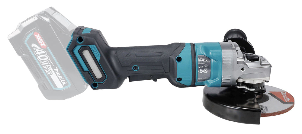 Makita Akku-Winkelschleifer – 40V max., 150 mm Scheiben, mit AFT, XPT & Motorbremse - GA051GZ