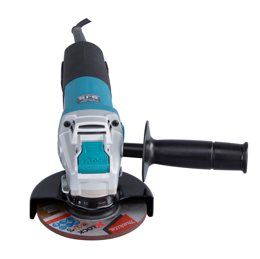 Makita Winkelschleifer – 1.400 W, 125 mm Scheiben, mit X-LOCK & SJS - GA5080RX02