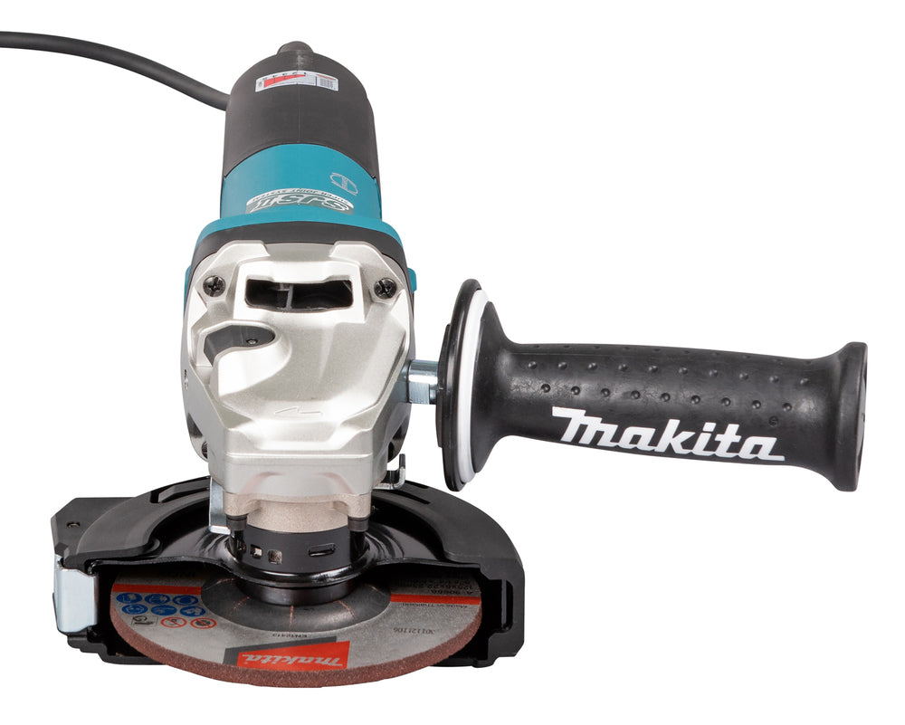 Makita Winkelschleifer – 1.900 W, 125 mm Scheiben, mit SJS II, AFT & Motorbremse - GA5091X01