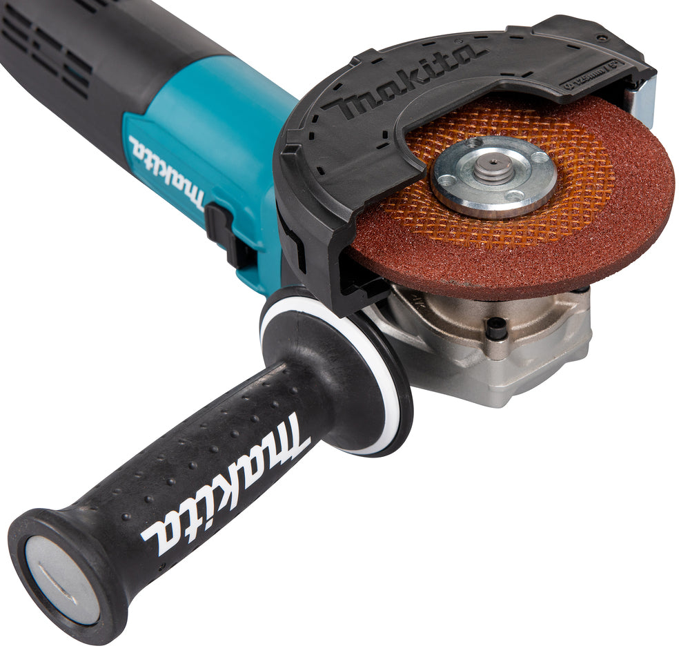 Makita Winkelschleifer – 1.900 W, 125 mm Scheiben, mit SJS II, AFT & Motorbremse - GA5091X01