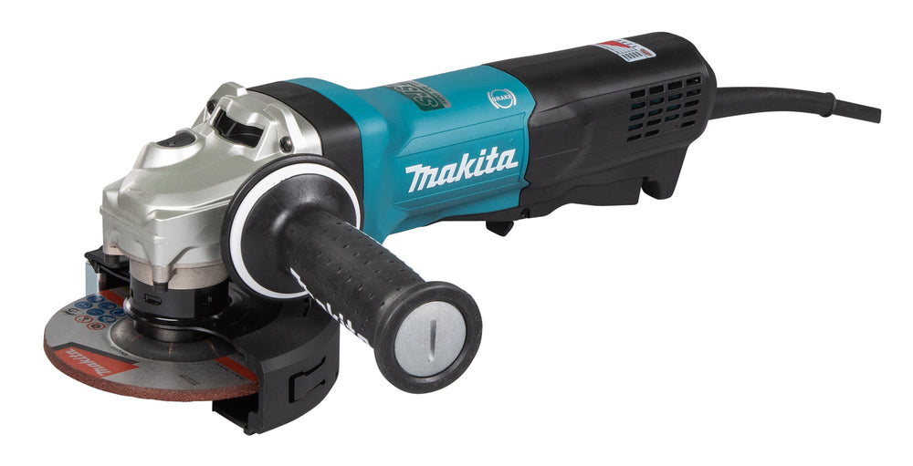 Makita Winkelschleifer – 1.900 W, 125 mm Scheiben, mit SJS II, AFT & Motorbremse - GA5093X01