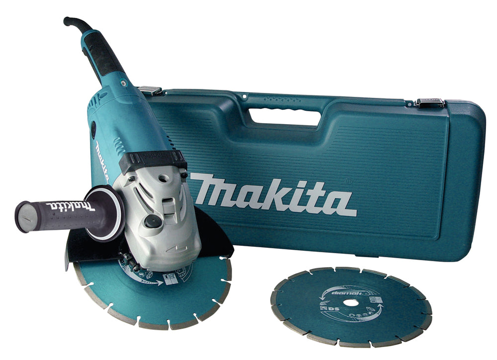 Makita Winkelschleifer – 2.200 W, 230 mm Scheiben, mit Soft-Start & Wiederanlaufschutz - GA9020RFK3