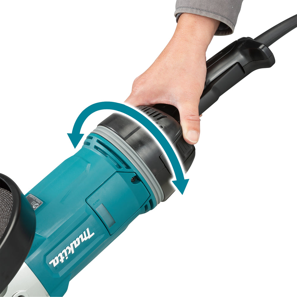 Makita Winkelschleifer – 2.800 W, 230 mm Scheiben, mit AFT, AVT & Wiederanlaufschutz - GA9070X1