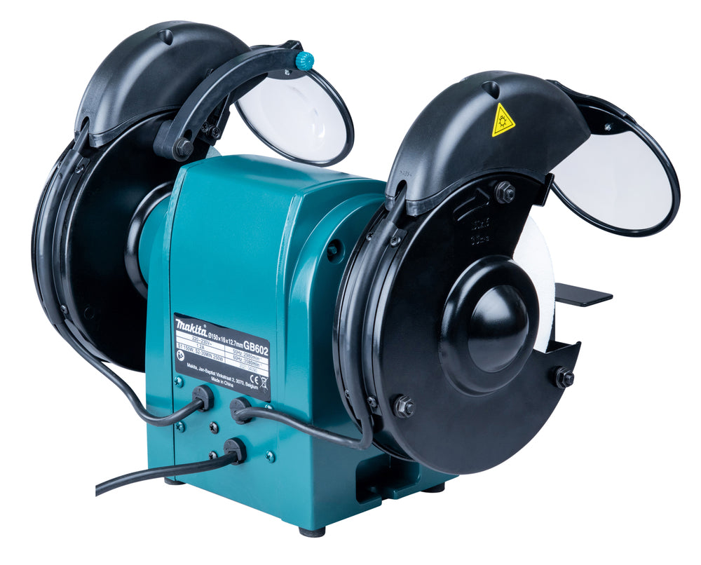 Makita Doppelschleifbock – 250 W, 150 mm Scheiben, leise & vibrationsarm - GB602