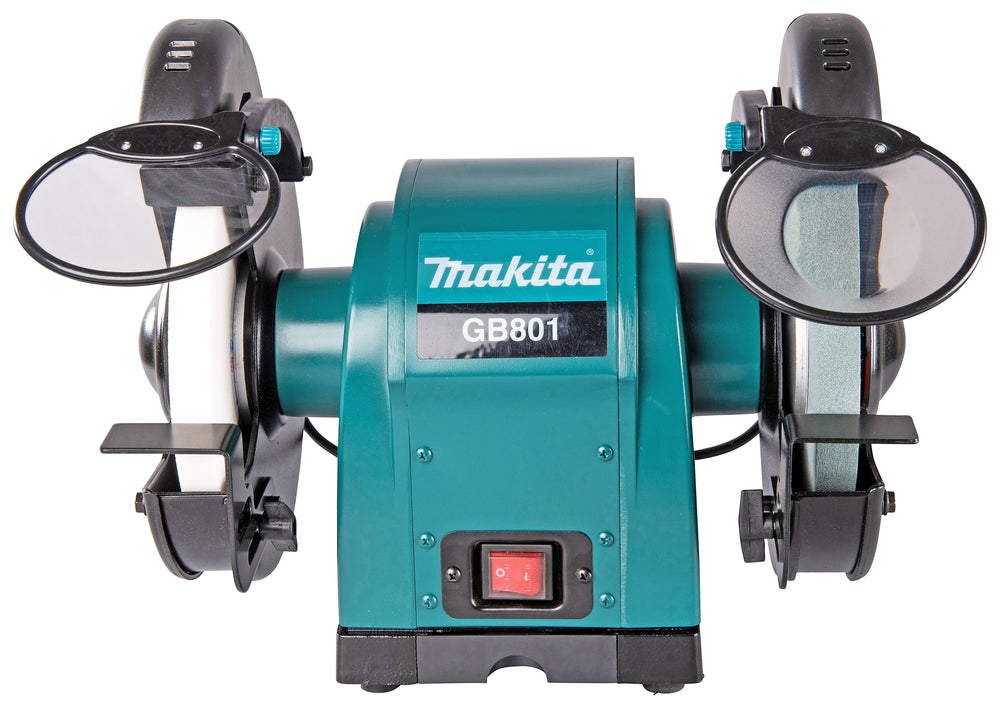 Makita Doppelschleifbock – 550 W, 205 mm Scheiben, leise & vibrationsarm - GB801