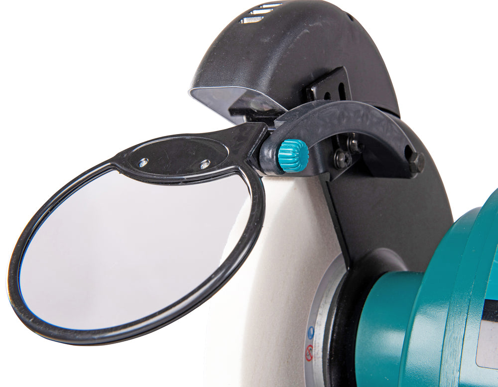 Makita Doppelschleifbock – 550 W, 205 mm Scheiben, leise & vibrationsarm - GB801