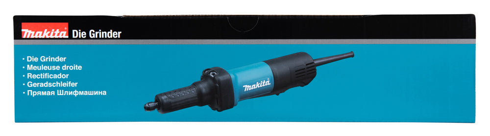 Makita Geradschleifer – 6 mm Spannhülse, 25.000 min⁻¹, schlank & mit Paddelschalter - GD0600