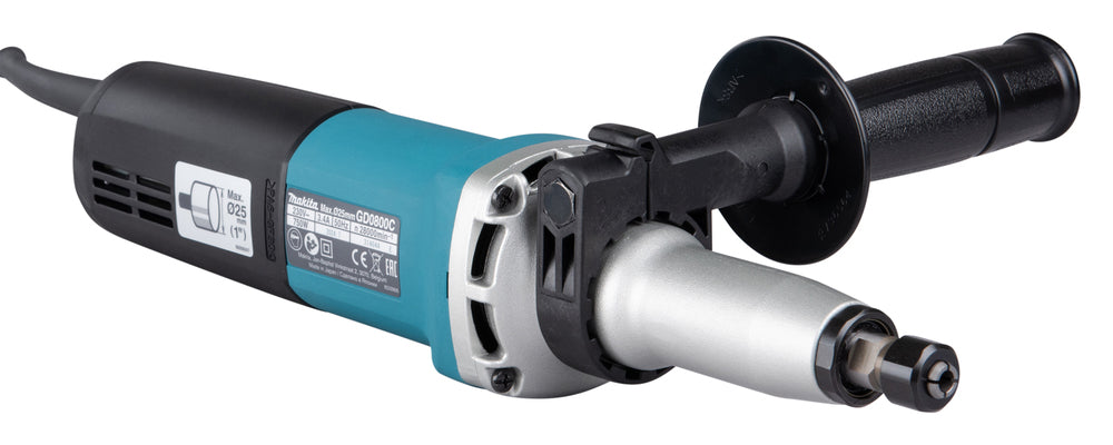 Makita Geradschleifer – 8 mm Spannhülse, 7.000–28.000 min⁻¹, SJS & Konstantelektronik - GD0800C