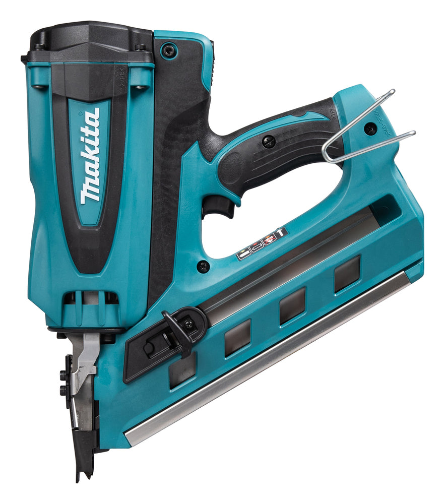 Makita Akku-Gasnagler 7,2V – 34° Clipped Head, bis 90 mm, ohne Kompressor - GN900SE