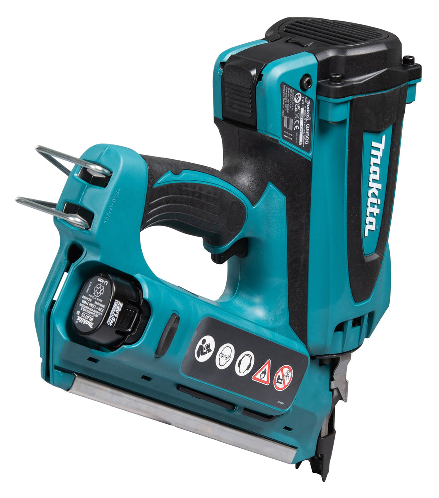 Makita Akku-Gasnagler 7,2V – 34° Clipped Head, bis 90 mm, ohne Kompressor - GN900SE