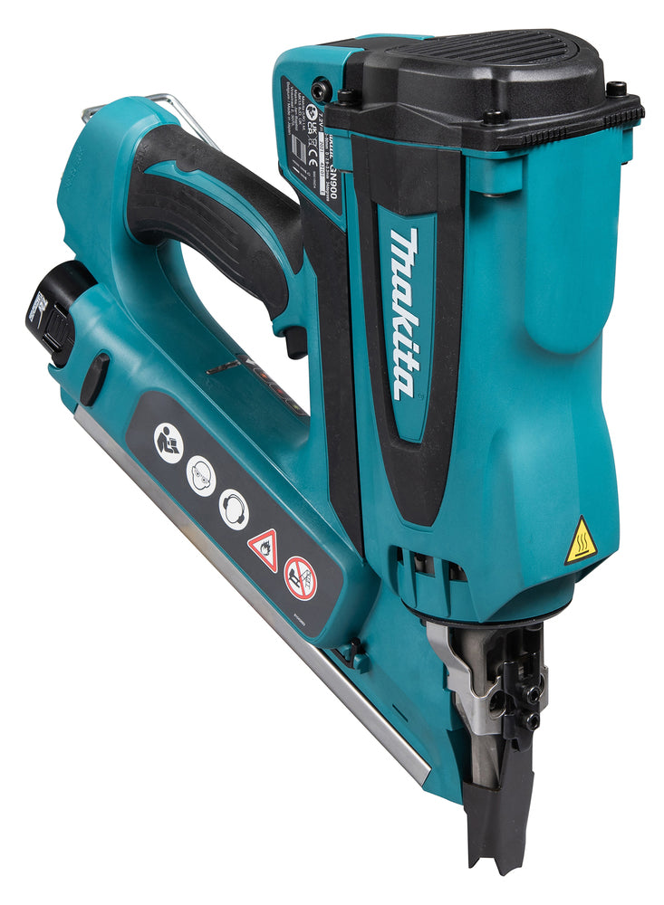 Makita Akku-Gasnagler 7,2V – 34° Clipped Head, bis 90 mm, ohne Kompressor - GN900SE