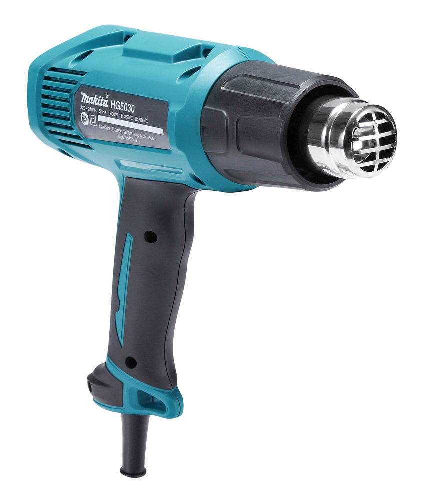 Makita Heißluftgebläse – 1.600 W, 2 Temperatur- & Luftstromstufen, mit Überhitzungsschutz - HG5030K