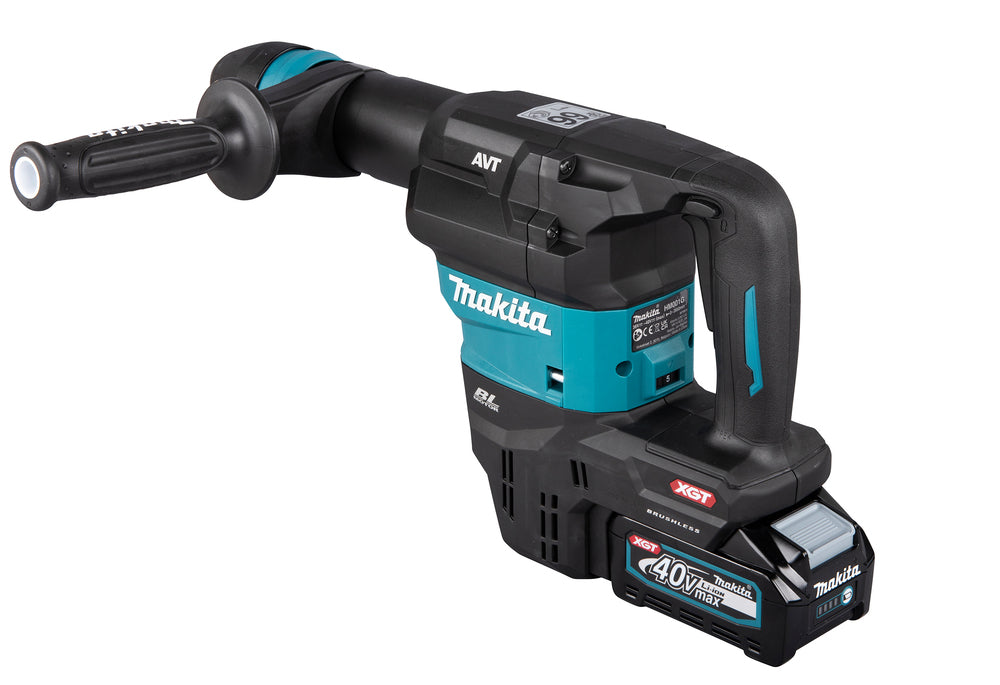 Makita Akku-Stemmhammer HM001G – 40V max., SDS-MAX, 9,4 J Schlagstärke & nur 7,1 kg - HM001GM201