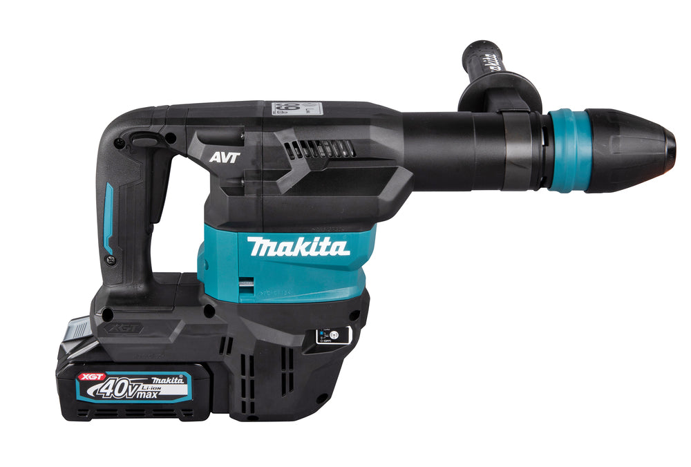 Makita Akku-Stemmhammer HM001G – 40V max., SDS-MAX, 9,4 J Schlagstärke & nur 7,1 kg - HM001GM201