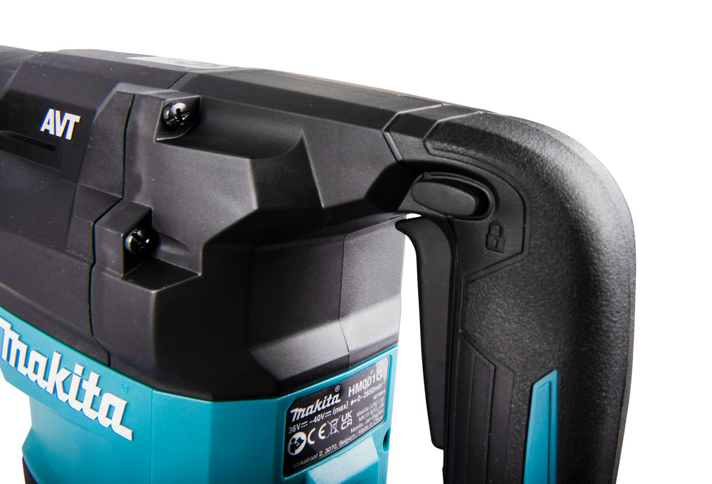 Makita Akku-Stemmhammer HM001G – 40V max., SDS-MAX, 9,4 J Schlagstärke & nur 7,1 kg - HM001GM201