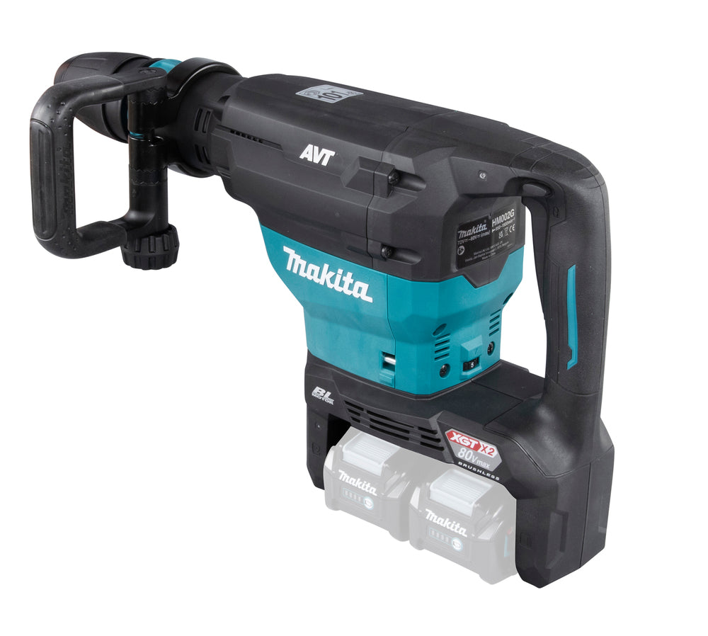 Makita Akku-Stemmhammer HM002G – 2x 40V max., SDS-MAX, mit AVT & AWS - HM002GZ03