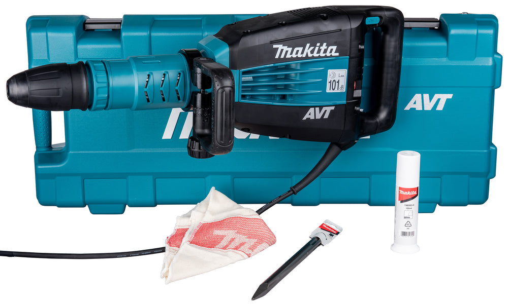 Makita Stemmhammer SDS-MAX – 1.510 W, 19,9 J Schlagstärke, AVT & variabler Schlagzahl - HM1214C