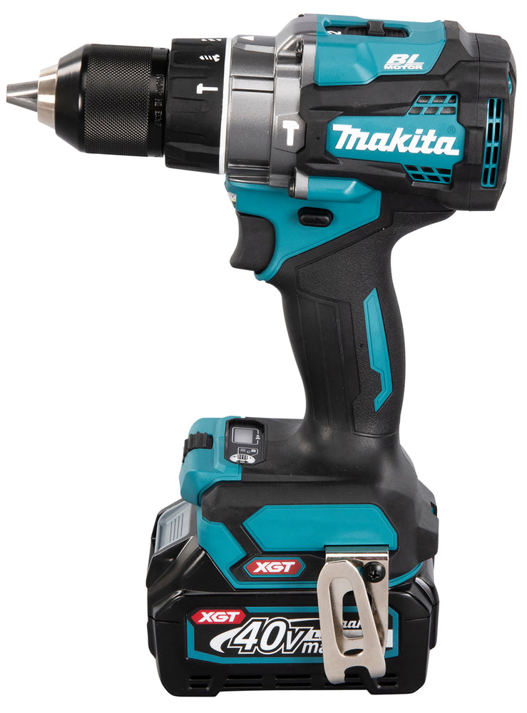 Makita Akku-Schlagbohrschrauber – 40V max., inkl. 2x 2,5 Ah Akkus, Ladegerät & MAKPAC - HP001GD201