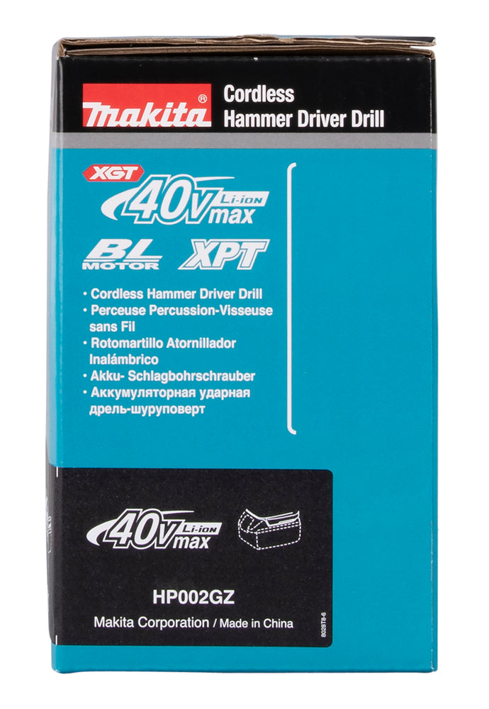 Makita Akku-Schlagbohrschrauber – 18V, 70 Nm Drehmoment, bürstenlos & kompakt - HP002GZ
