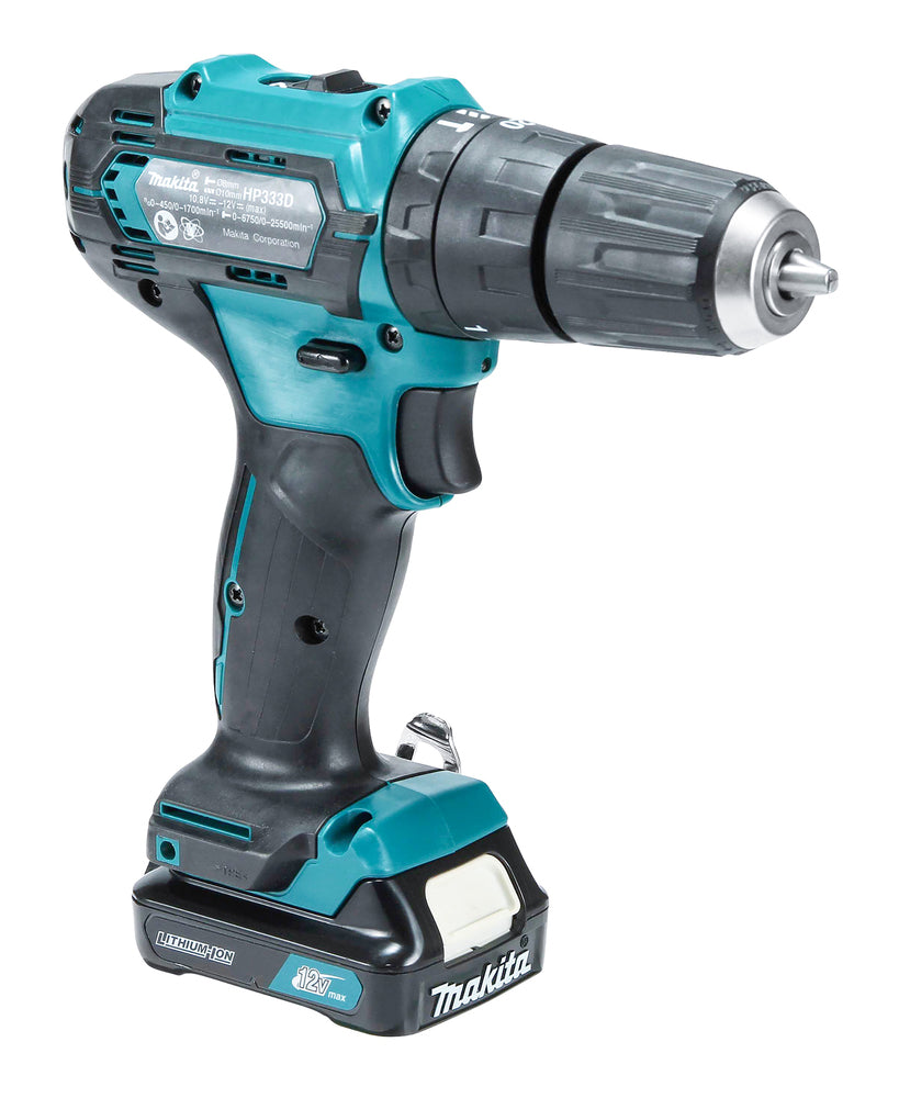 Makita Akku-Schlagbohrschrauber – 18V, kompakt & mit umfangreichem Zubehörset - HP333DSAX1