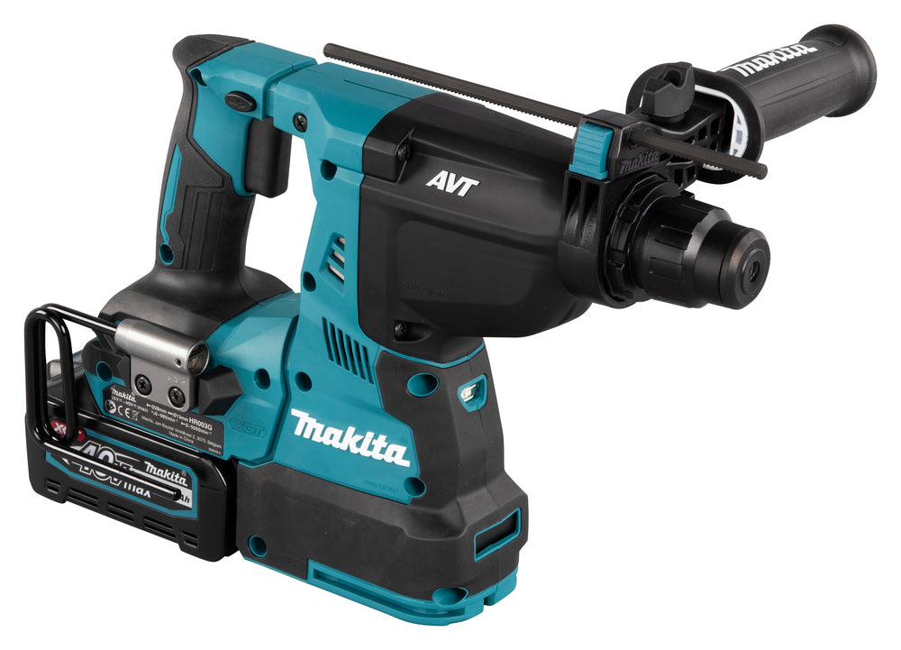 Makita Akku-Kombihammer SDS-MAX – 40V max., inkl. 2x 4,0 Ah Akkus, Ladegerät & MAKPAC - HR003GM201