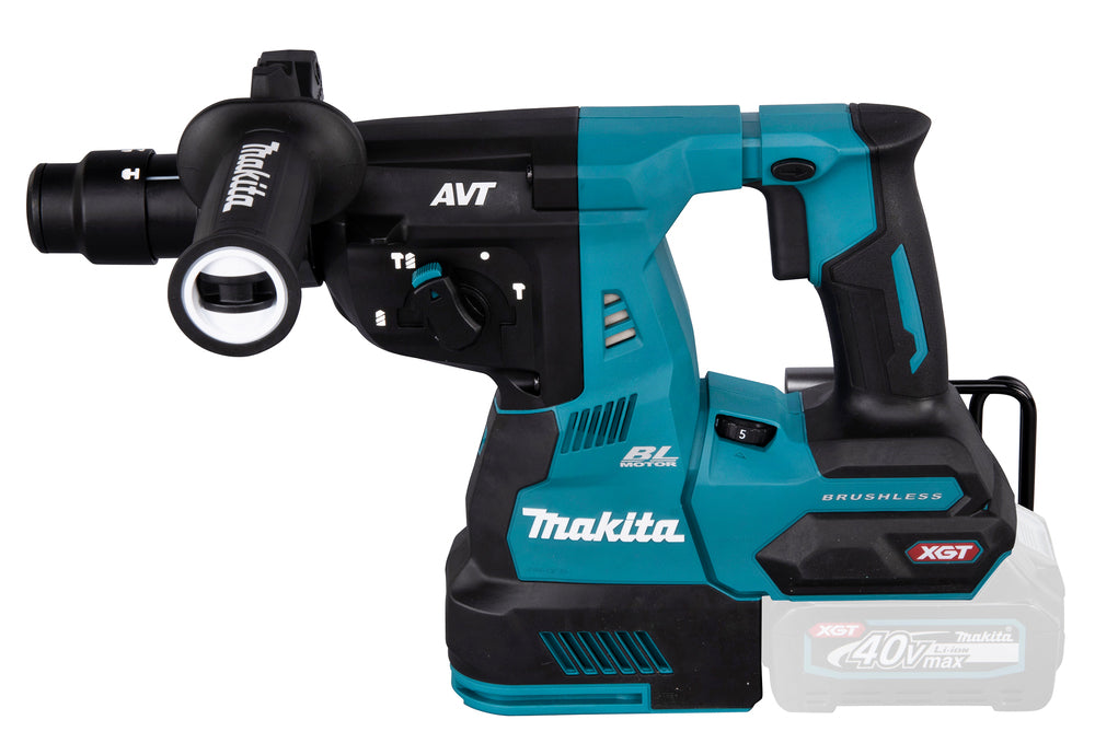 Makita Akku-Kombihammer SDS-MAX – 40V max., inkl. Schnellwechselfutter - HR004GZ