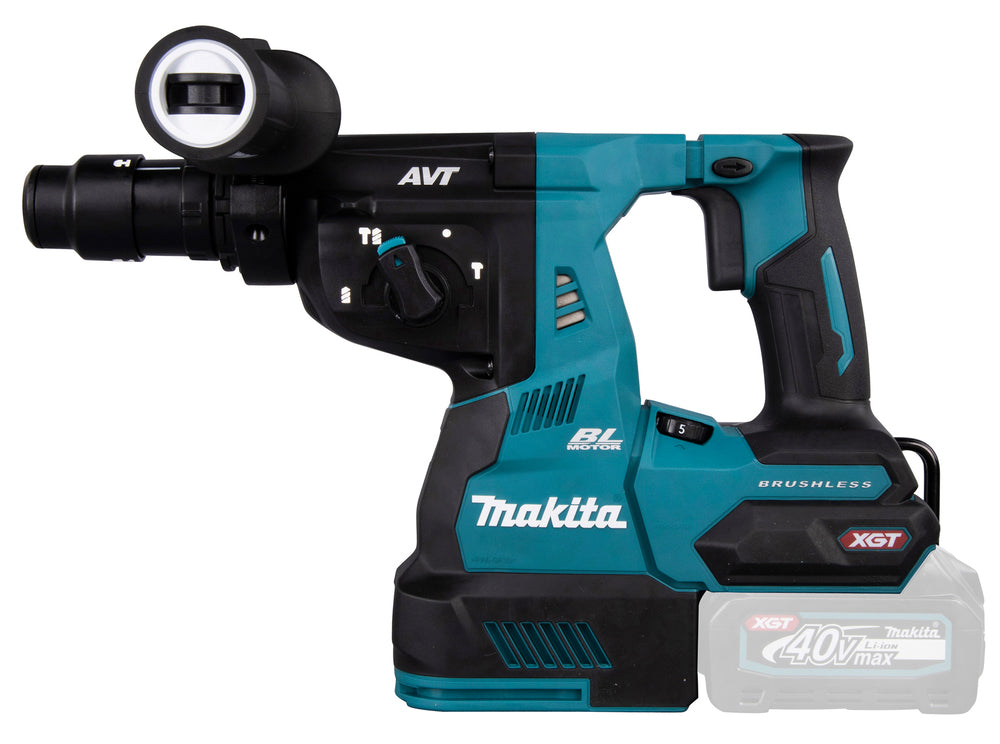 Makita Akku-Kombihammer SDS-MAX – 40V max., inkl. Schnellwechselfutter - HR004GZ