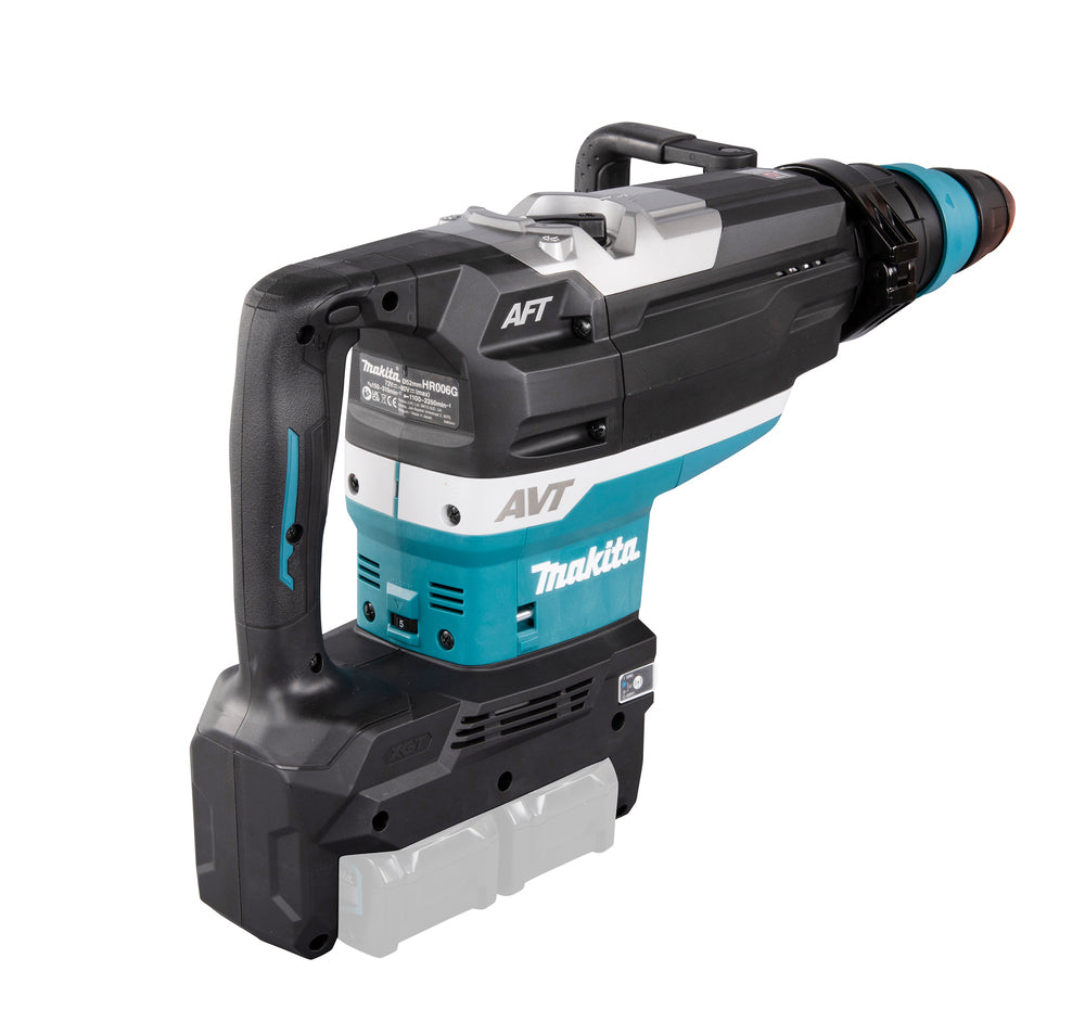 Makita Akku-Kombihammer SDS-MAX – 2x 40V max. (80V), 21,4 J Schlagstärke - HR006GZ