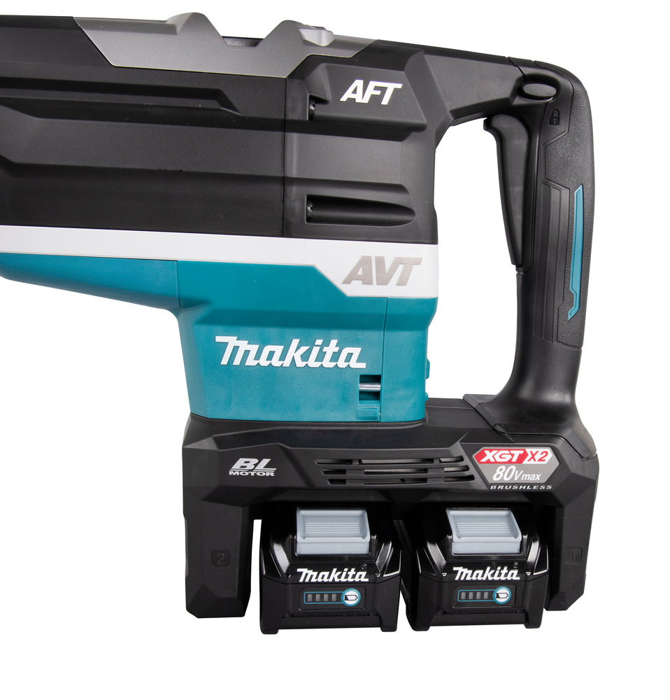 Makita Akku-Kombihammer SDS-MAX – 2x 40V max. (80V), 21,4 J Schlagstärke - HR006GZ