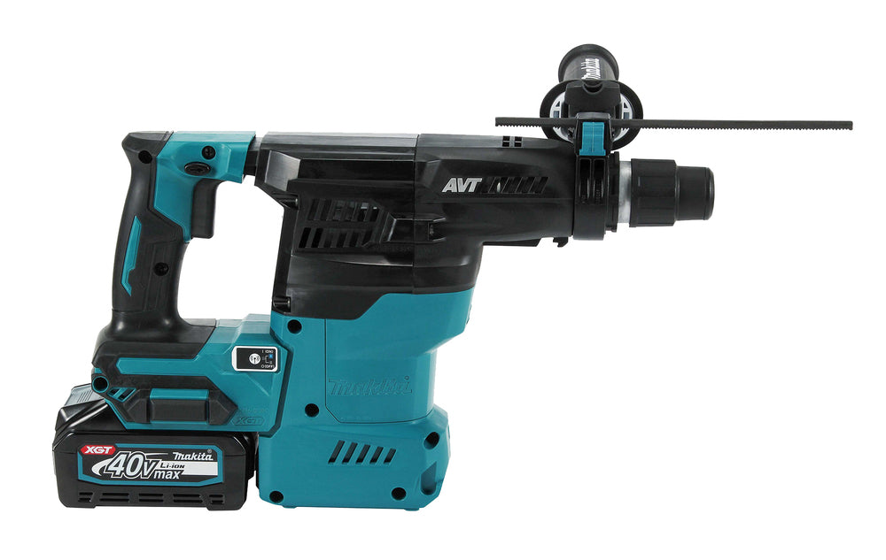 Makita Akku-Kombihammer SDS-PLUS – 40V max., 3,9 J Schlagstärke, optional DX10 Staubabsaugung - HR008GM202