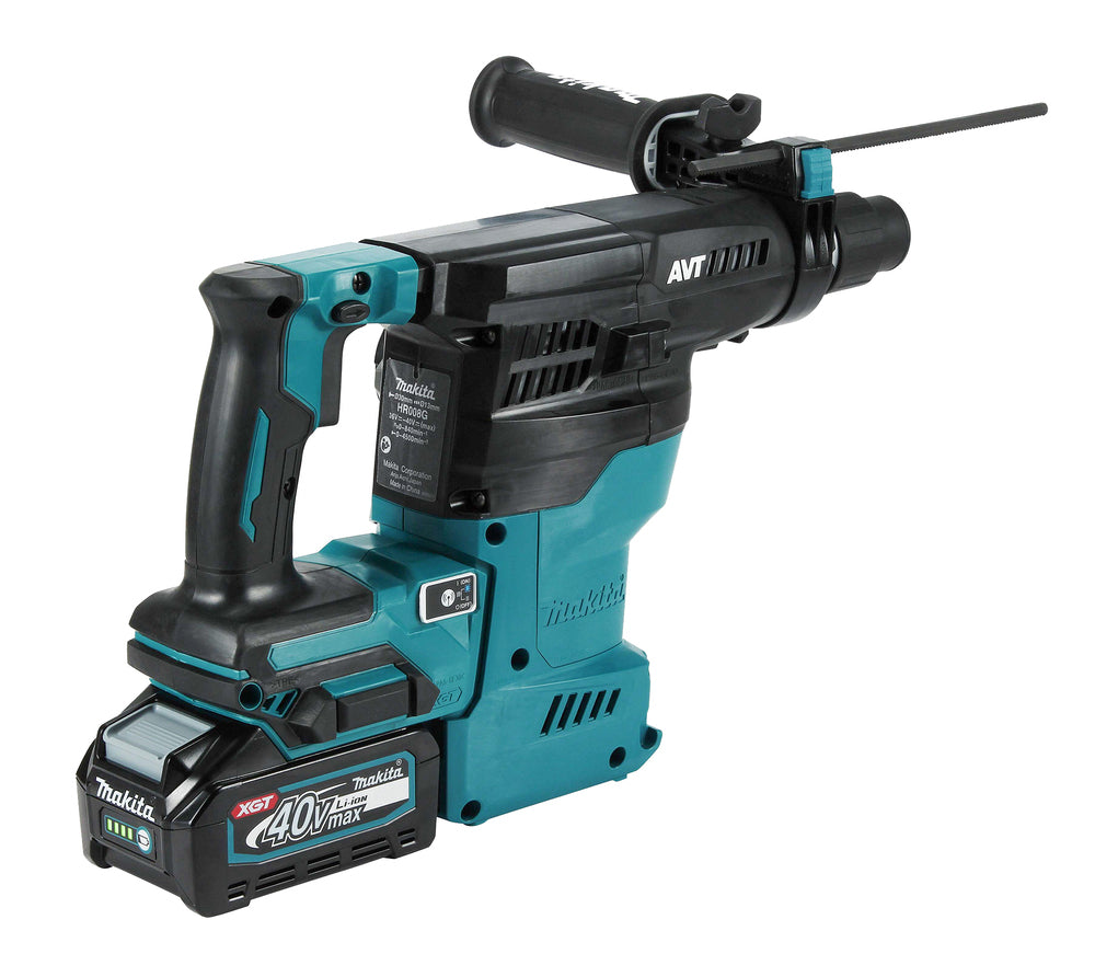Makita Akku-Kombihammer SDS-PLUS – 40V max., 3,9 J Schlagstärke, optional DX10 Staubabsaugung - HR008GM202