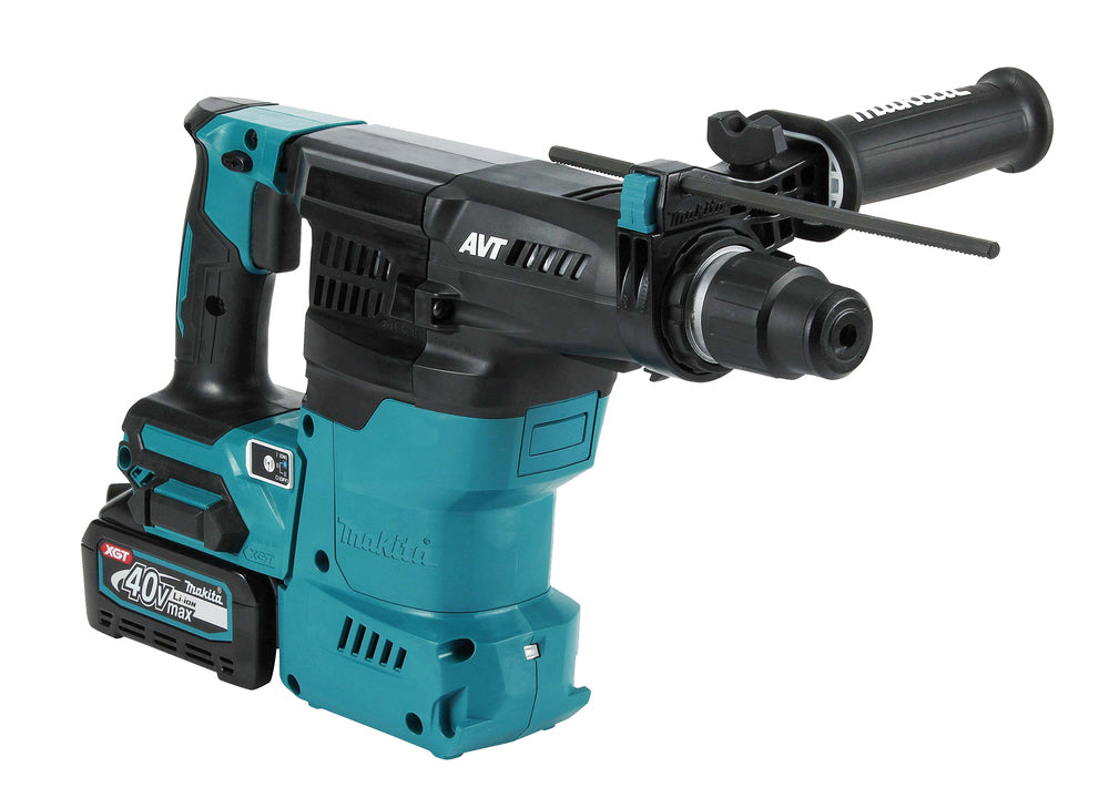 Makita Akku-Kombihammer SDS-PLUS – 40V max., 3,9 J Schlagstärke, optional DX10 Staubabsaugung - HR008GM202
