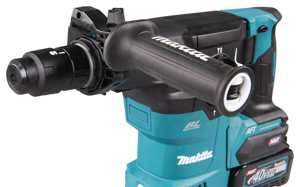 Makita Akku-Kombihammer SDS-PLUS – 40V max., 3,9 J Schlagstärke, inkl. DX11 Staubabsaugung - HR009GM202