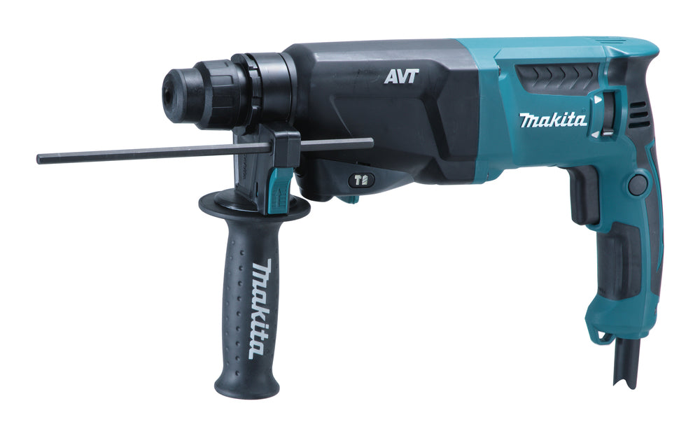 Makita Bohrhammer SDS-PLUS – 800 W, 2,4 J Schlagstärke, mit AVT - HR2601J