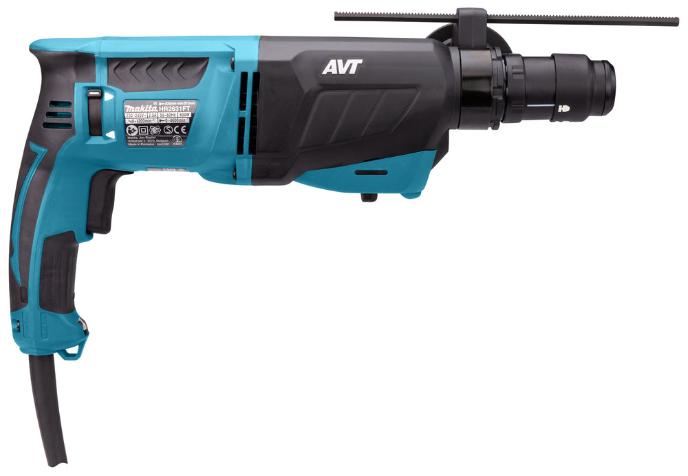 Makita Kombihammer SDS-PLUS – 800 W, 2,4 J Schlagstärke & AVT - HR2631FT13