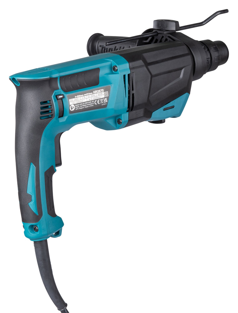 Makita Kombihammer SDS-PLUS – 800 W, 3,0 J Schlagstärke & 26 mm Bohrleistung - HR2670