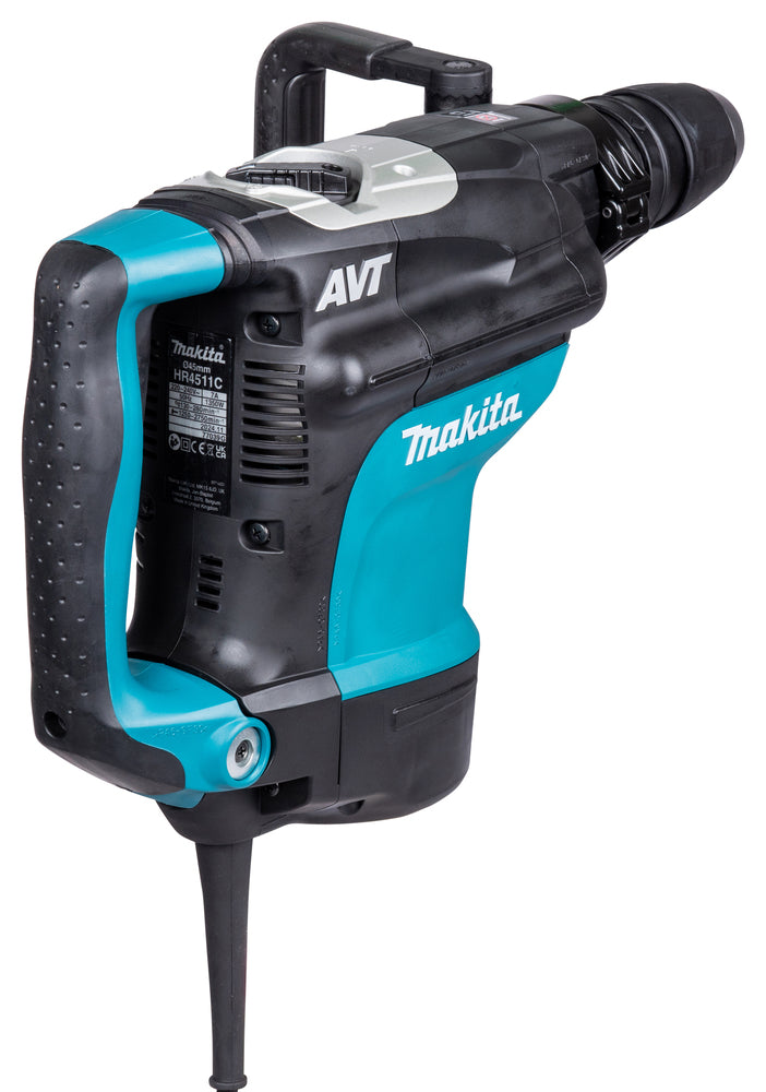 Makita Kombihammer SDS-MAX – 1.350 W Power mit AVT & 9,4 J Schlagstärke - HR4511C