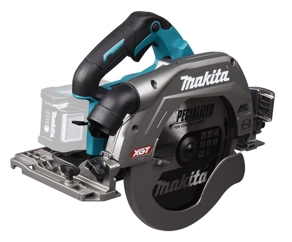 Makita 40V max. Akku-Handkreissäge 235 mm – 85 mm Schnitttiefe, bürstenlos & mit AWS - HS009GZ