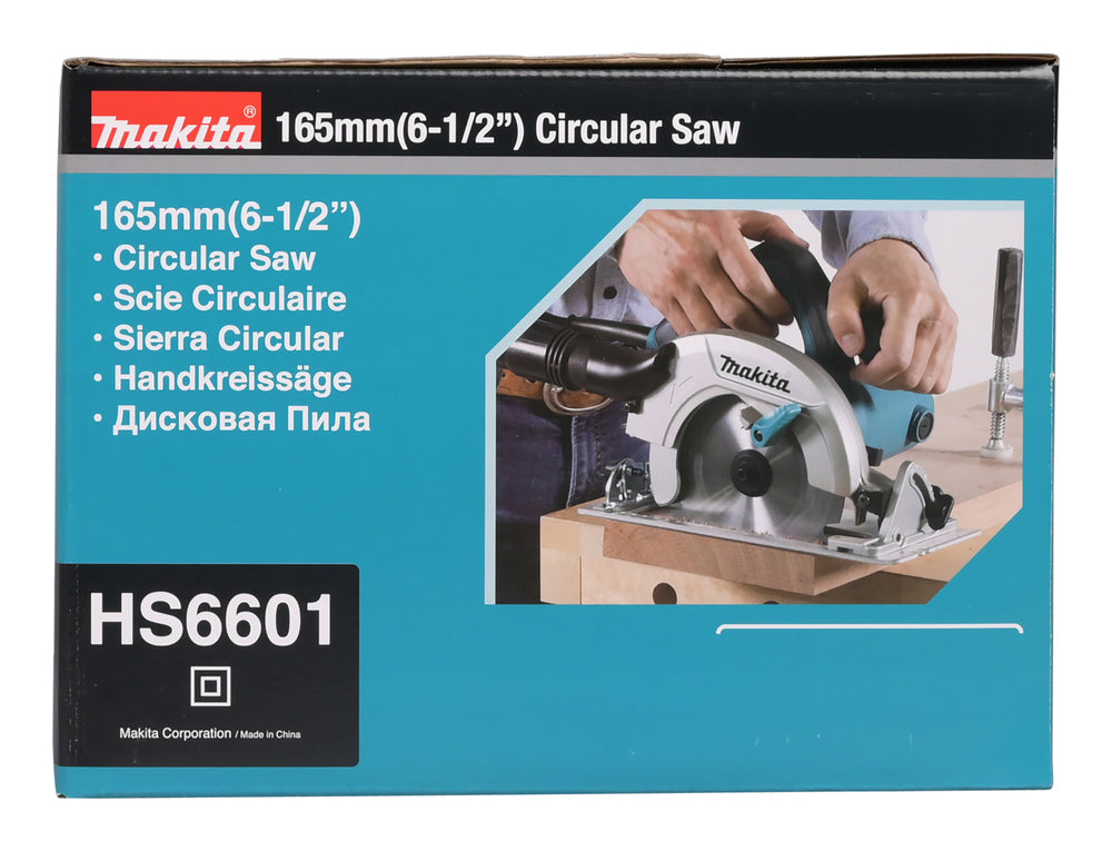 Makita Handkreissäge 165 mm – kompakt, robust & präzise mit 1.050 W - HS6601J