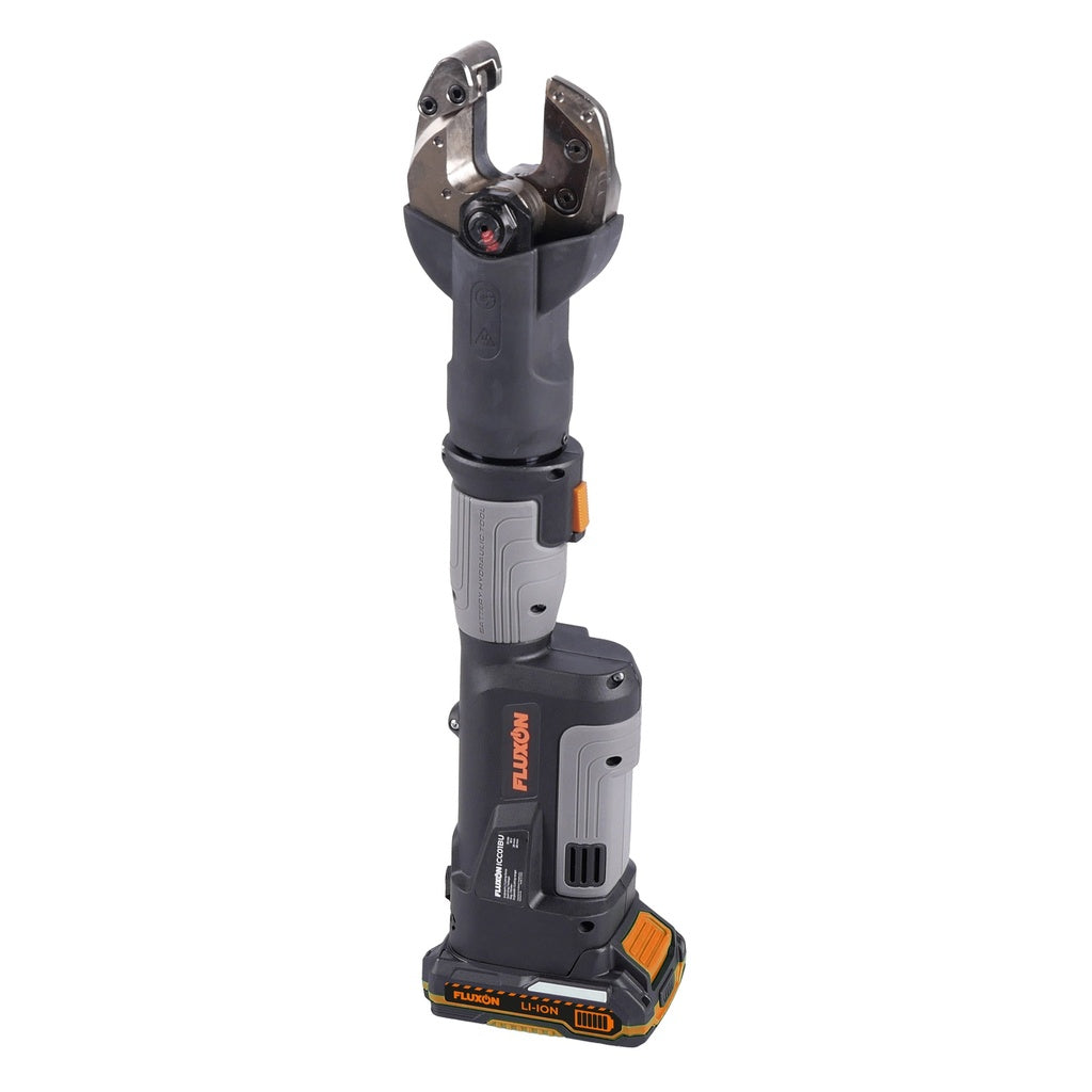 Fluxon 18V Profi Akku-hydraulischer 26mm 50kN Kabelschneider, Kabelschere 18V inkl. 2x 2,0Ah - ICC01BU2
