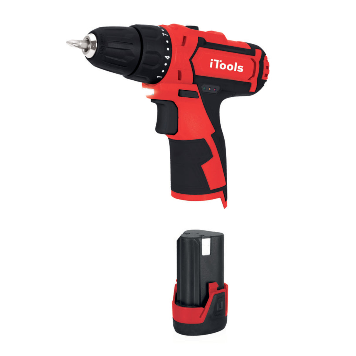 iTools Akku-Bohrschrauber 230V AC 50Hz - Akku-Schrauber - ITBSFL12
