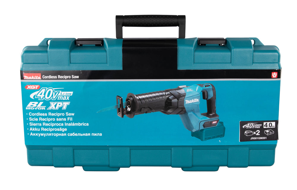 Makita Akku-Reciprosäge – bürstenlos, robust & inkl. 2× 40V max. Akkus + Ladegerät - JR001GM201