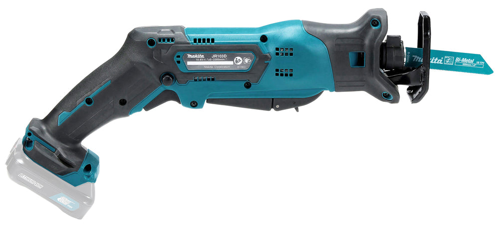 Makita Akku-Reciprosäge – kompakt, leicht & mit LED-Beleuchtung - JR103DZ